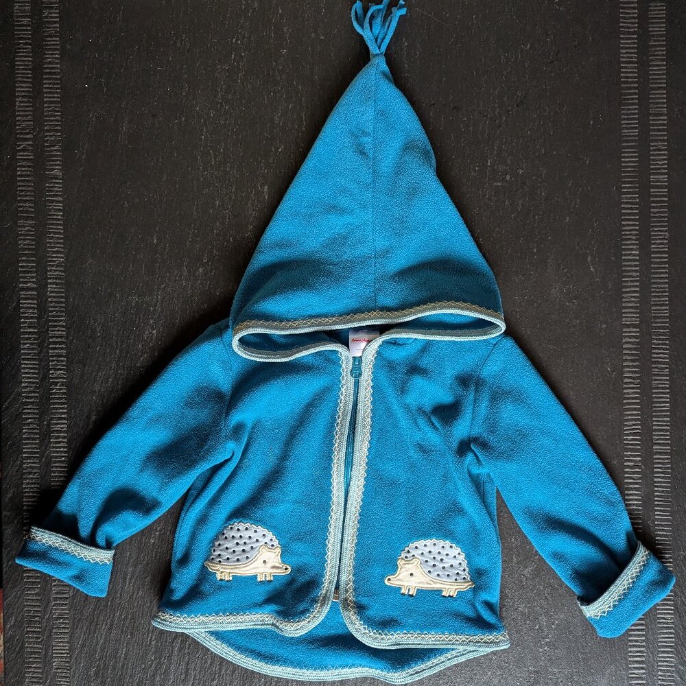 Hanna Andersson Baby Embroidered Fleece Jacket